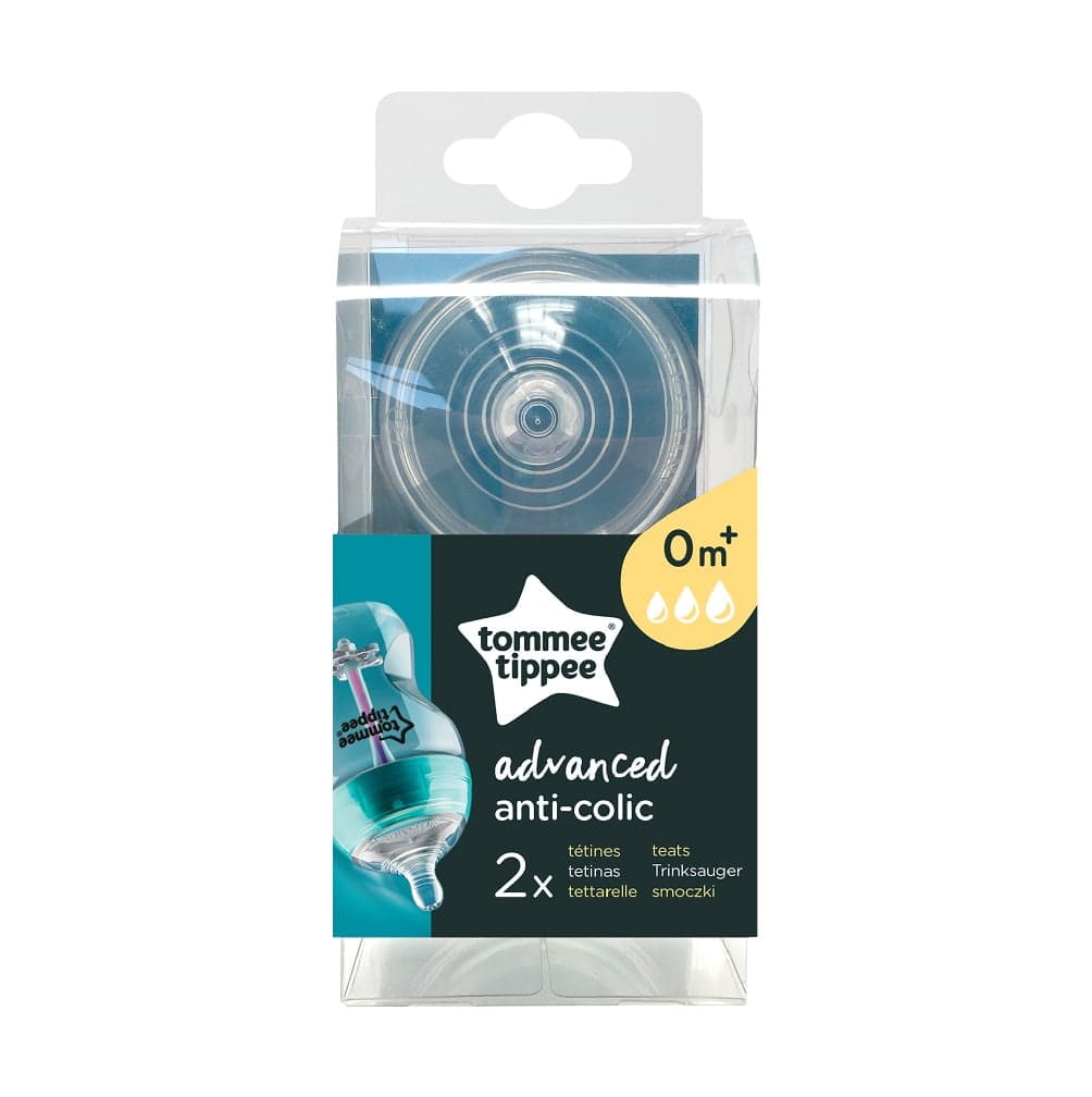

Tommee Tippee Closer To Nature Advanced Anti-Colic Smoczek antykolkowy na butelkę wieloprzepływowy 0m+ 2szt