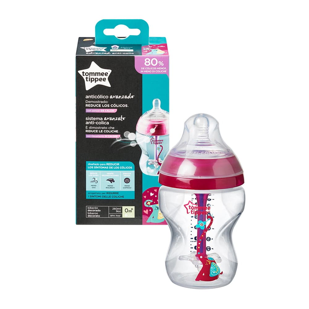 

Tommee Tippee Closer To Nature Advanced Anti-Colic butelka antykolkowa 3m+ Girl 260ml