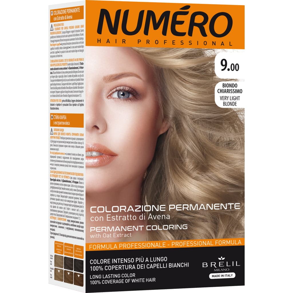 

NUMERO Permanent Coloring farba do włosów 9.00 Very Light Blonde 140ml