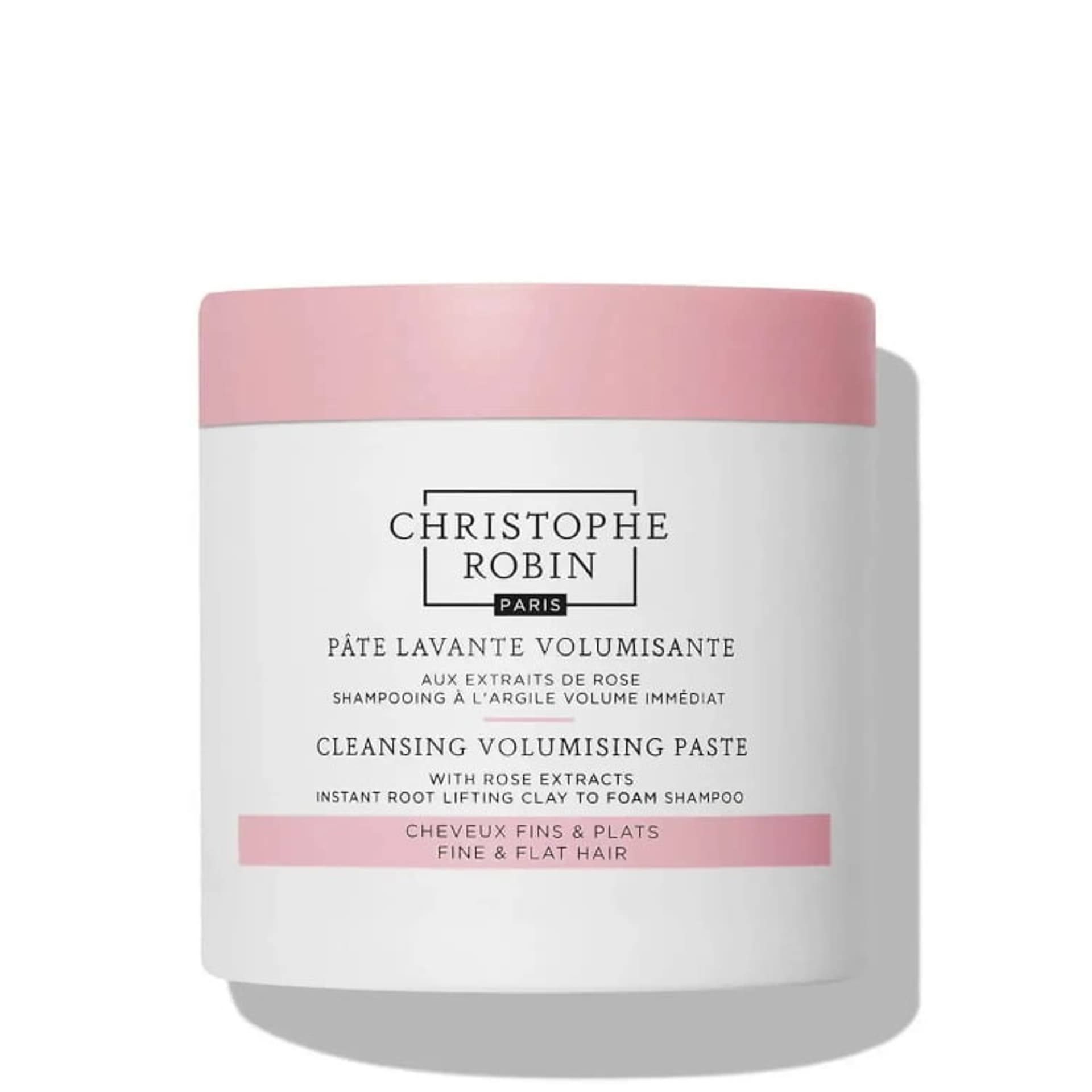 

Christophe Robin Cleansing Volumizing Paste With Rose Extracts oczyszczający szampon w formie pasty unoszący włosy u nasady 250ml