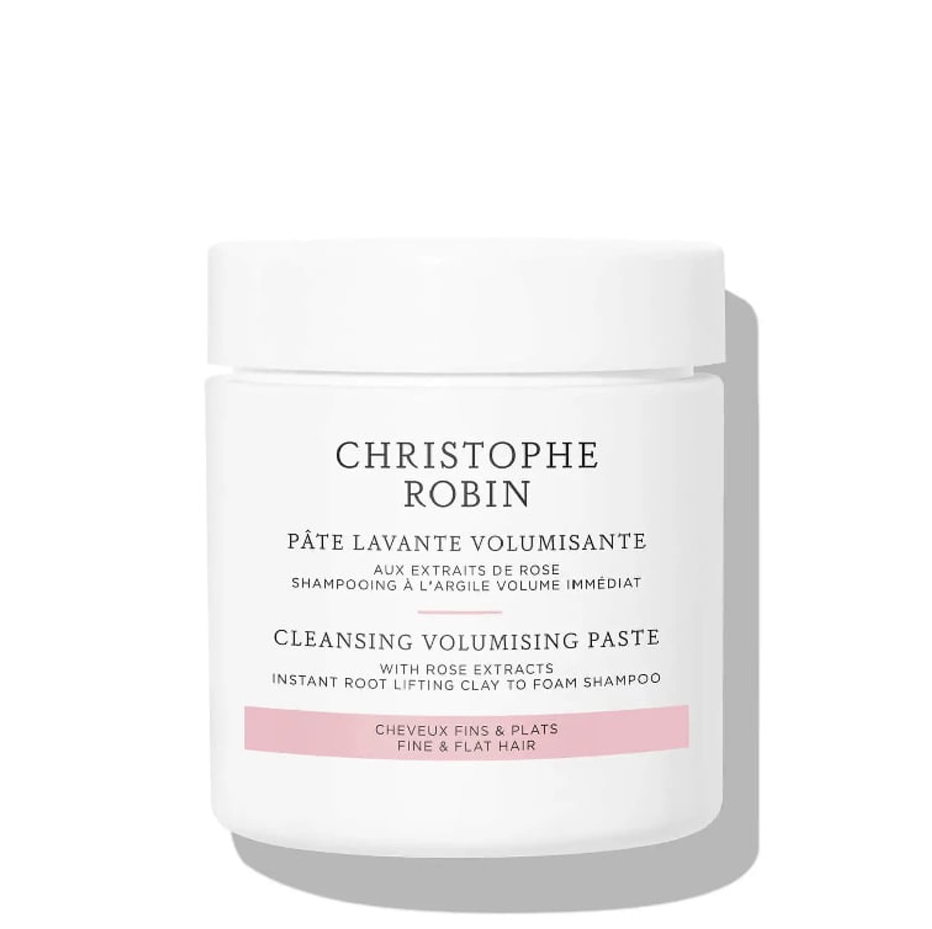 

Christophe Robin Cleansing Volumizing Paste With Rose Extracts oczyszczający szampon w formie pasty unoszący włosy u nasady 75ml