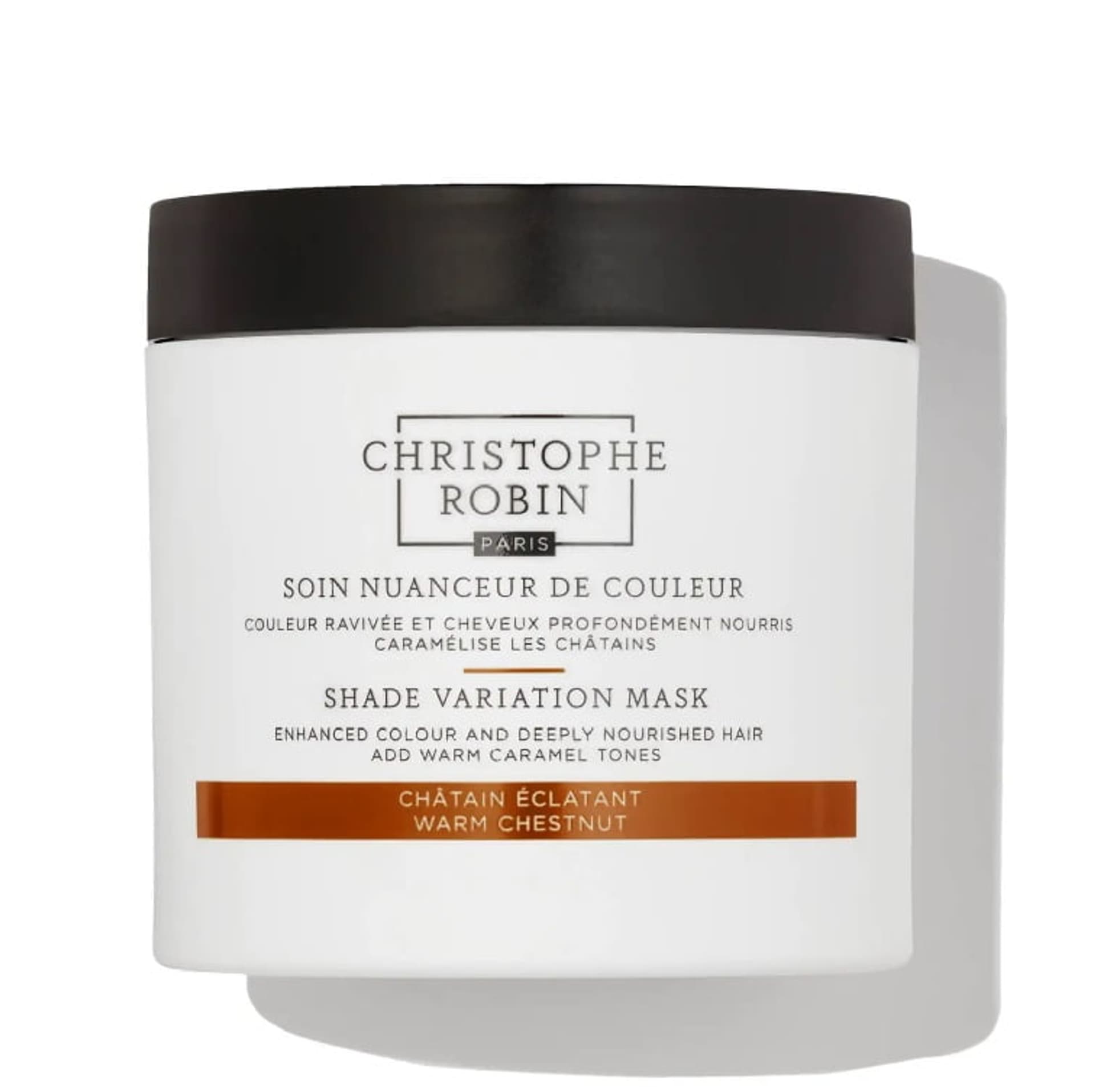 

Christophe Robin Shade Variation Mask odżywcza kremowa maska odświeżająca kolor włosów Warm Chestnut 250ml