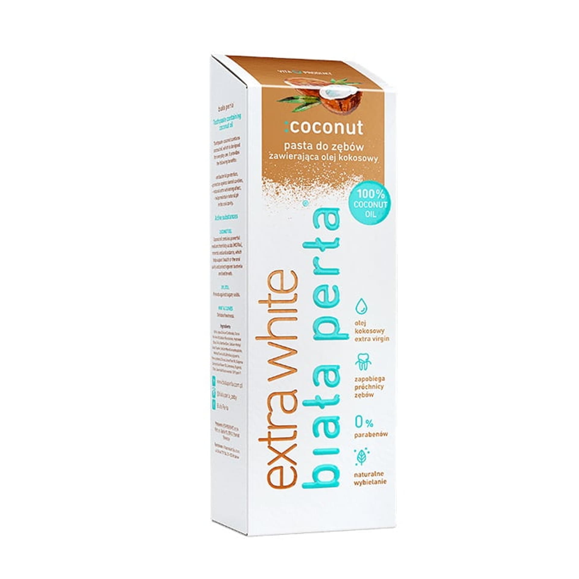 

Biała Perła Coconut wybielająca pasta do zębów 75ml