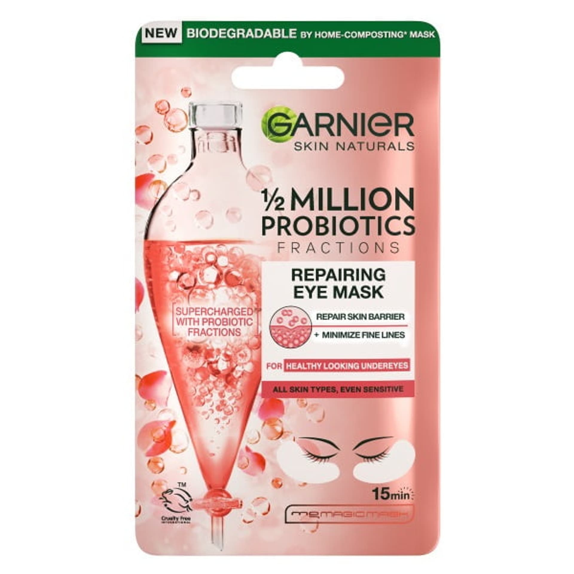 

Garnier Skin Naturals Regenerujące Płatki pod oczy 1/2 Million Probiotics 6g