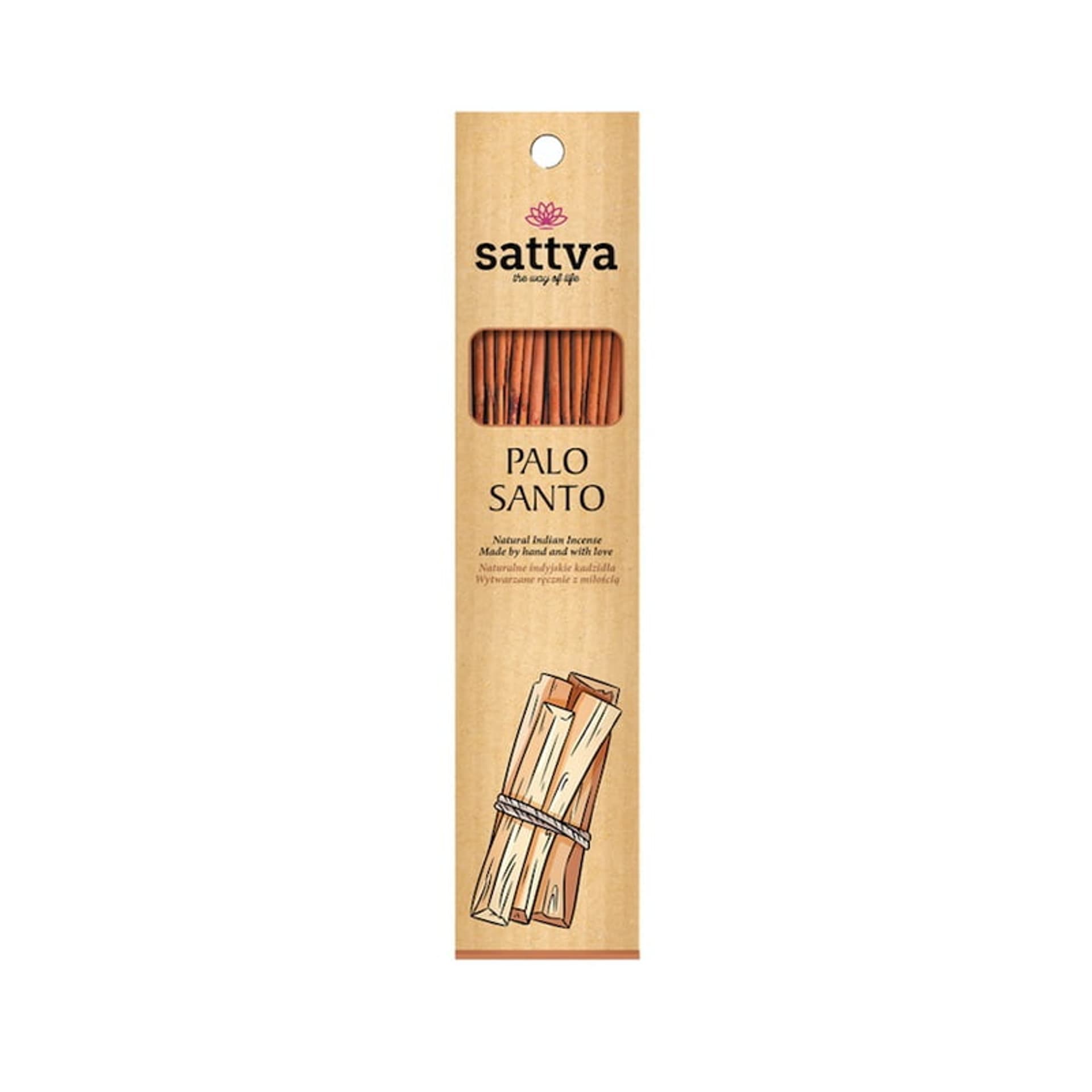 

Sattva Natural Indian Incense naturalne indyjskie kadzidełko Palo Santo 15szt