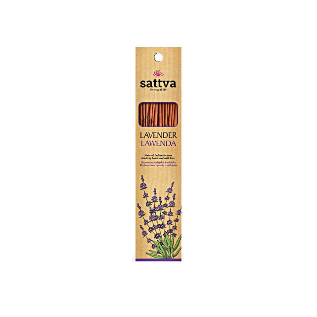 

Sattva Natural Indian Incense naturalne indyjskie kadzidełko Lawenda 15szt