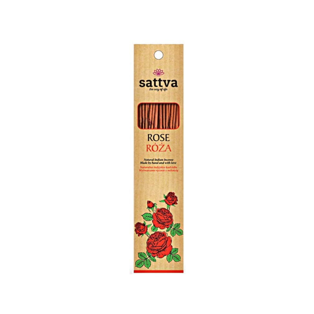 

Sattva Natural Indian Incense naturalne indyjskie kadzidełko Róża 15szt