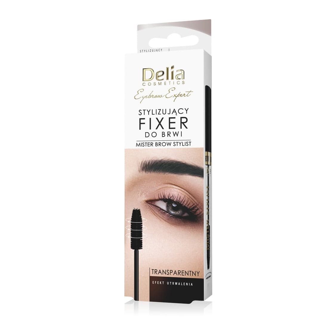 

Delia Cosmetics Eyebrow Expert Stylizujący Fixer do brwi - Transparentny