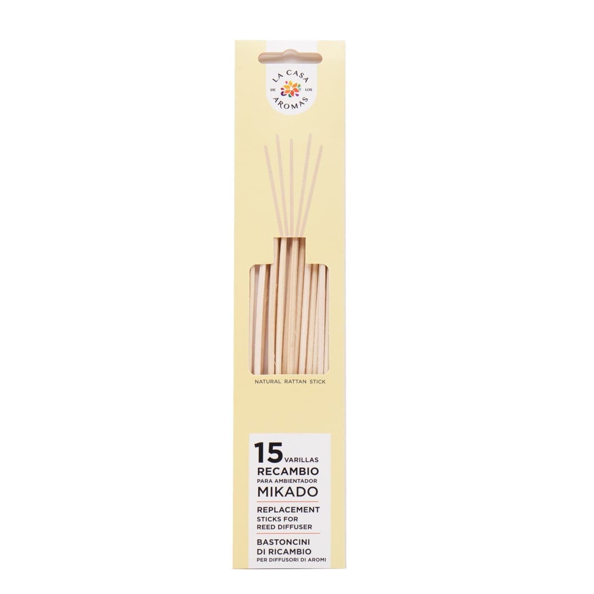 

La Casa de los Aromas Mikado Rattan Stick zapasowe patyczki do olejków zapachowych 15szt.