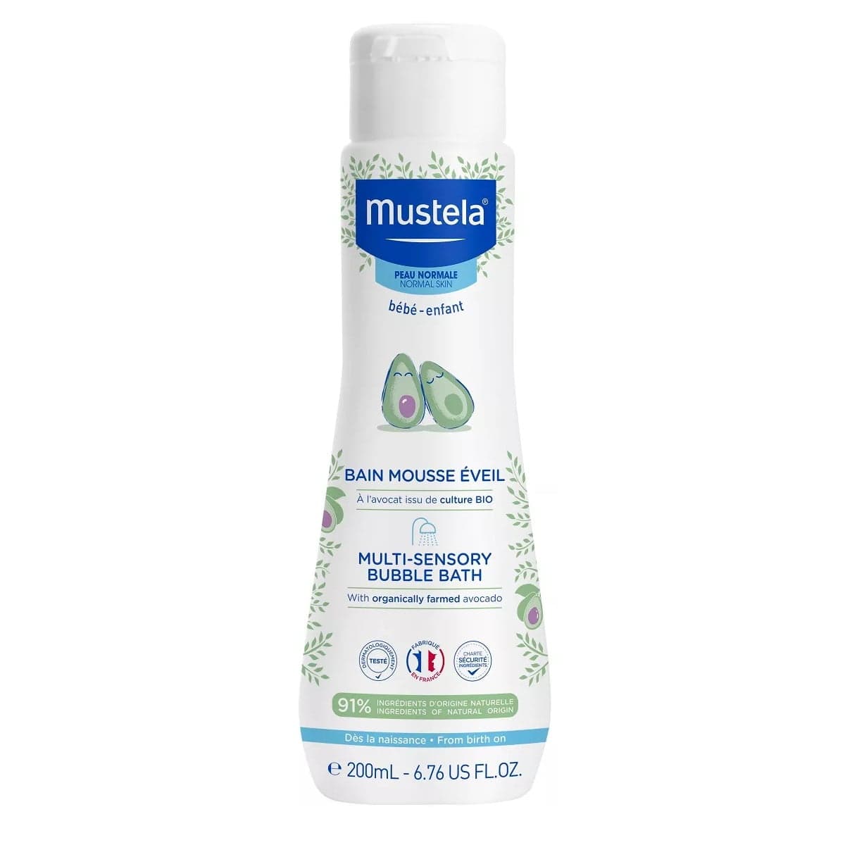 

Mustela Multi-Sensory Bubble Bath płyn do kąpieli dla dzieci i niemowląt 200ml