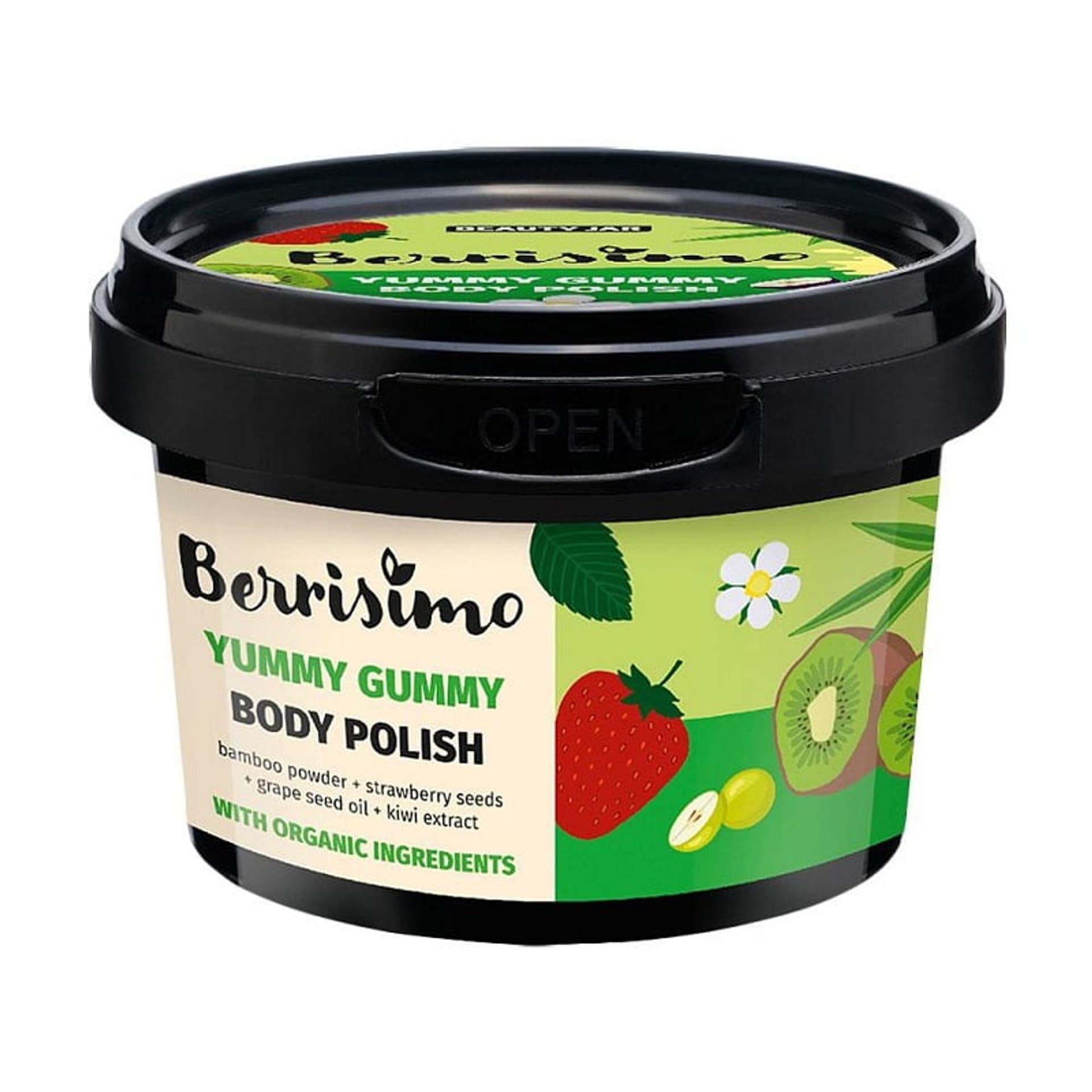 

BEAUTY JAR Berrisimo Yummy Gummy pasta peelingująca do ciała 270g