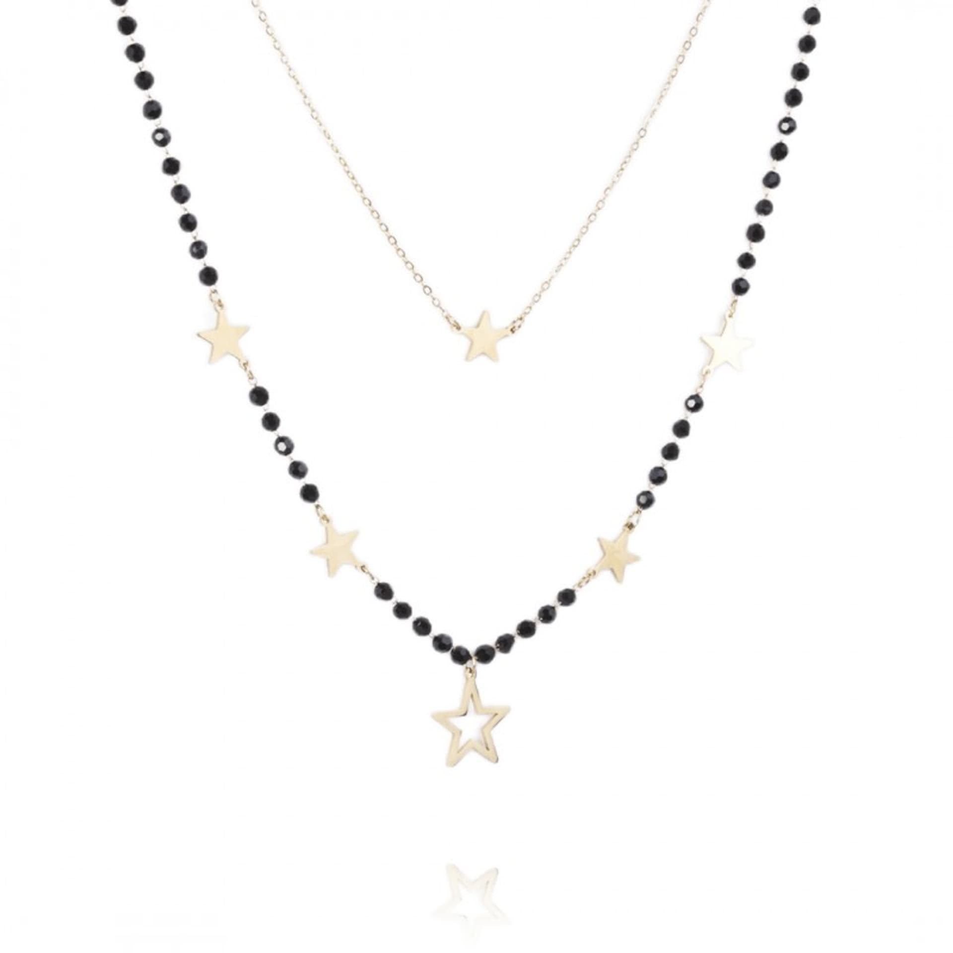 

Naszyjnik stal chirurgiczna pozłacana 14k gold NST1516