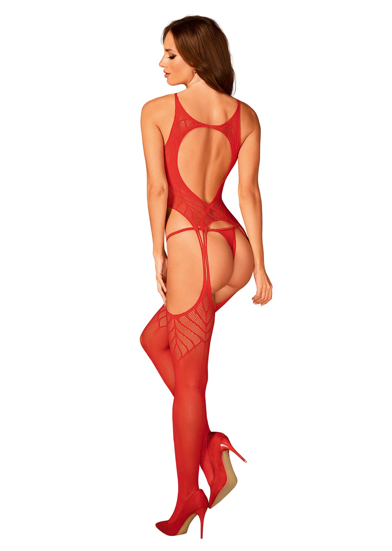 

Bodystocking N122 Red Czerwony (Rozmiar XL/XXL)