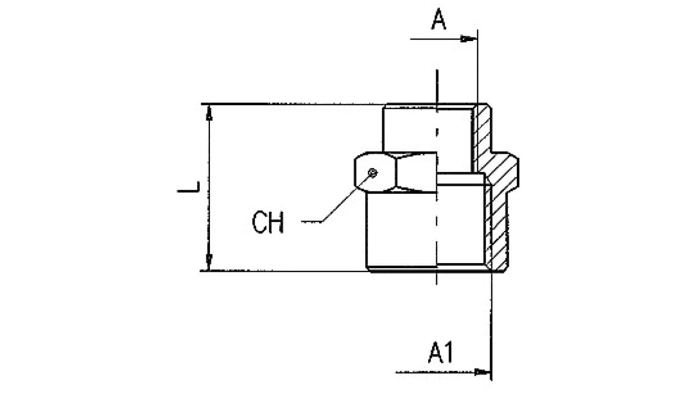 

Mufa redukcyjna mosiężna niklowana G1/8w na G1/4w, 3010 1/8-1/4
