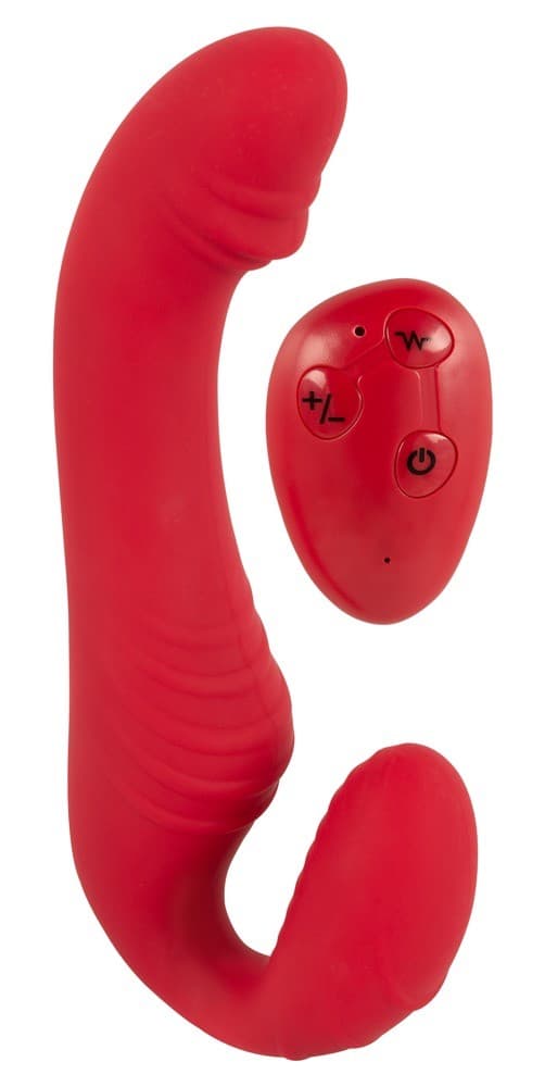 

Strapless Strap-on z wibracjami