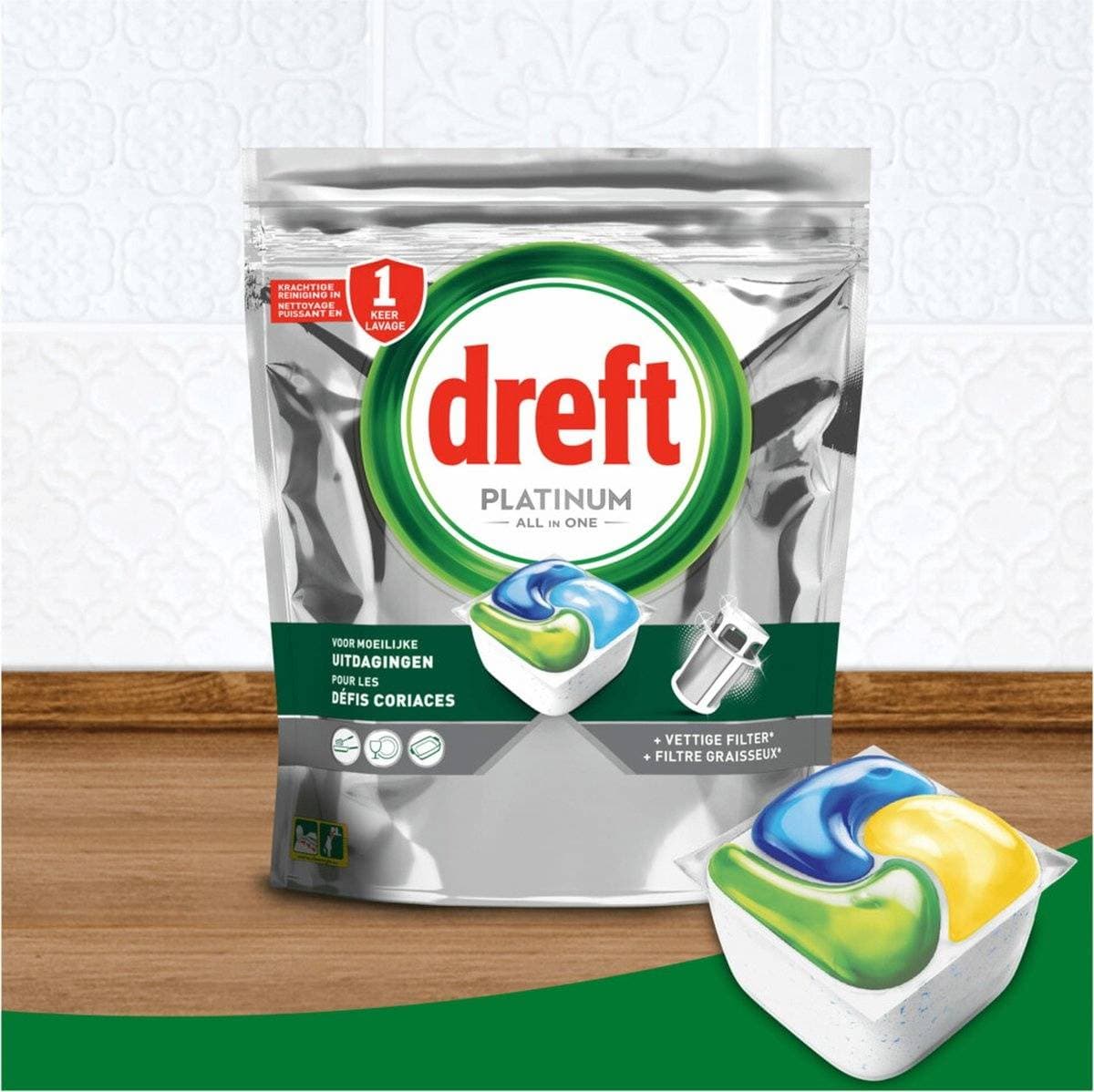 

Dreft Platinum Kapsułki do Zmywarki 37 szt.