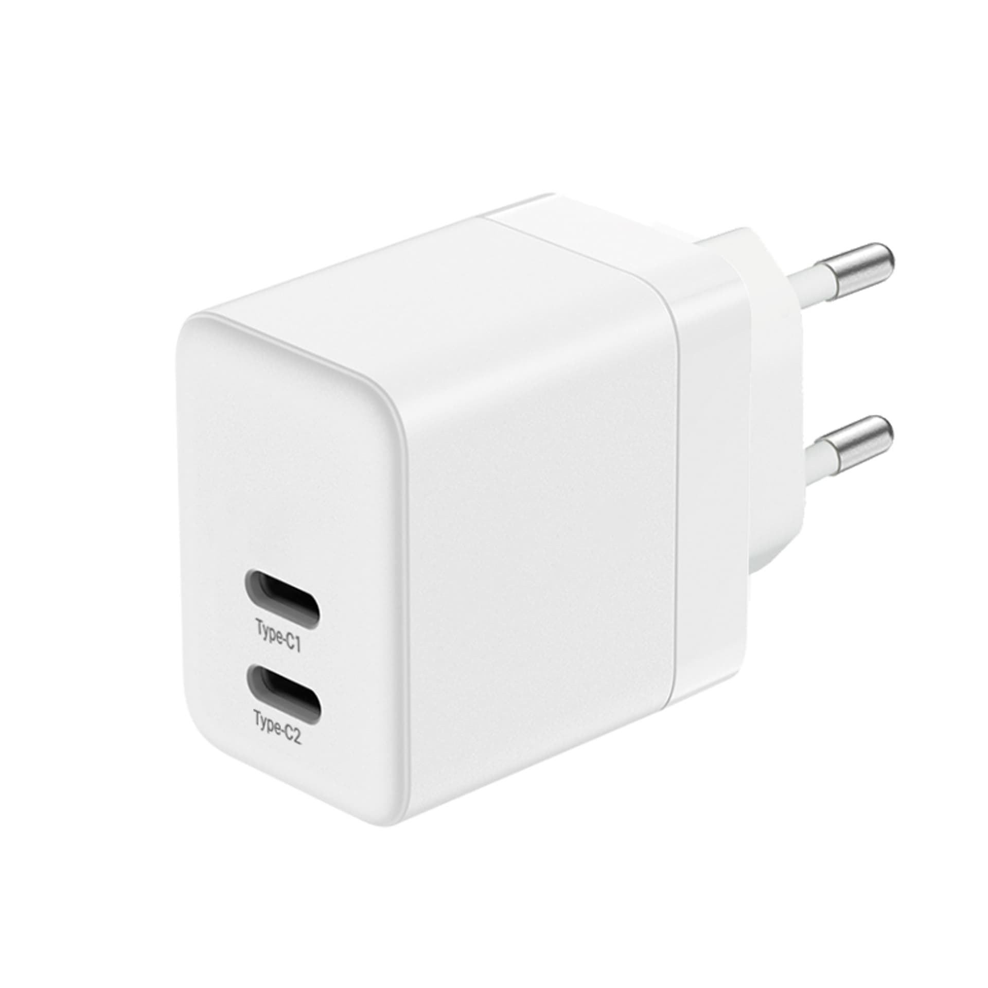 

Crong Ultra Compact GaN - Ładowarka sieciowa 2x USB-C 35W PD 3.0 z PPS (biały)