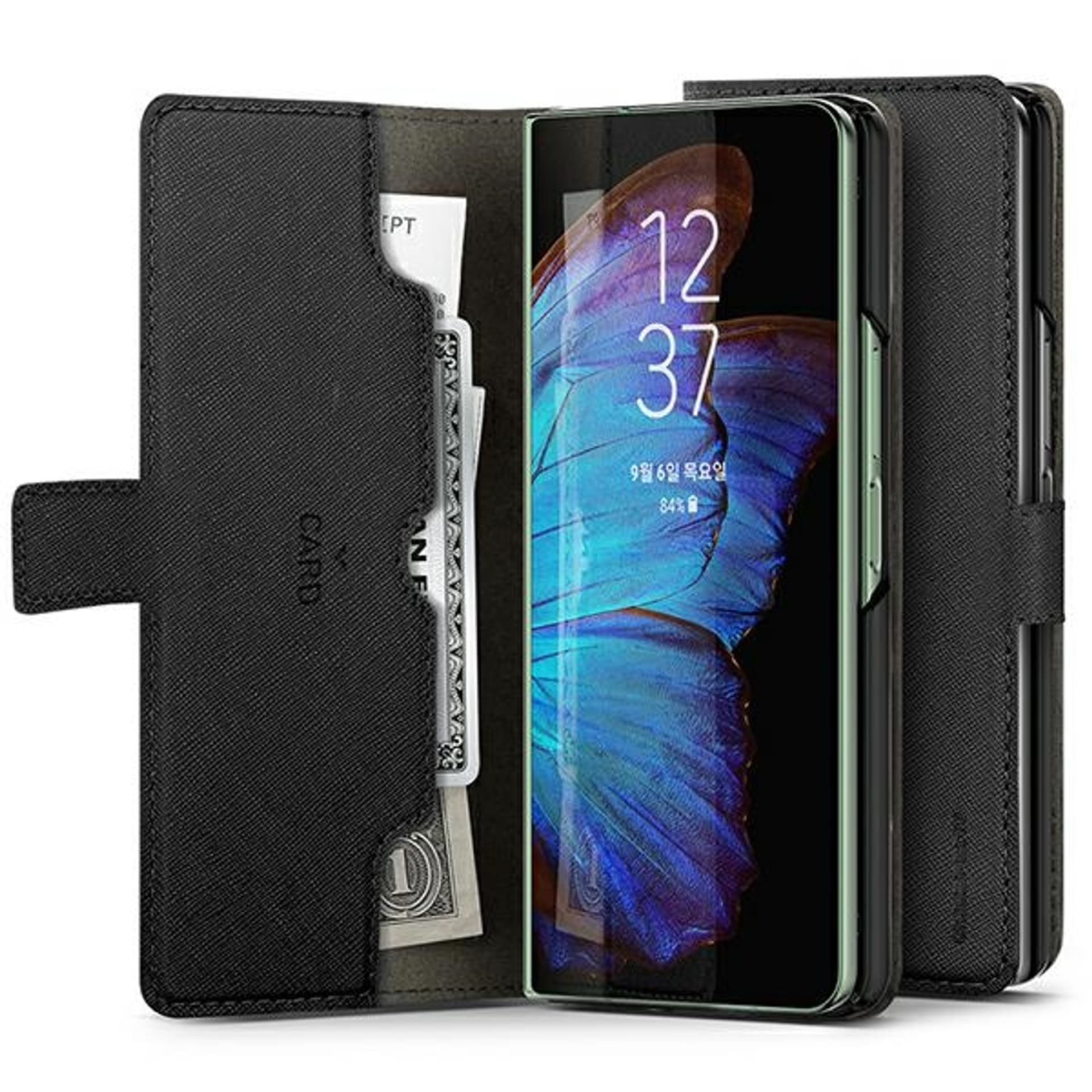 

Mercury Diary case book Samsung Fold 4 czarny/black