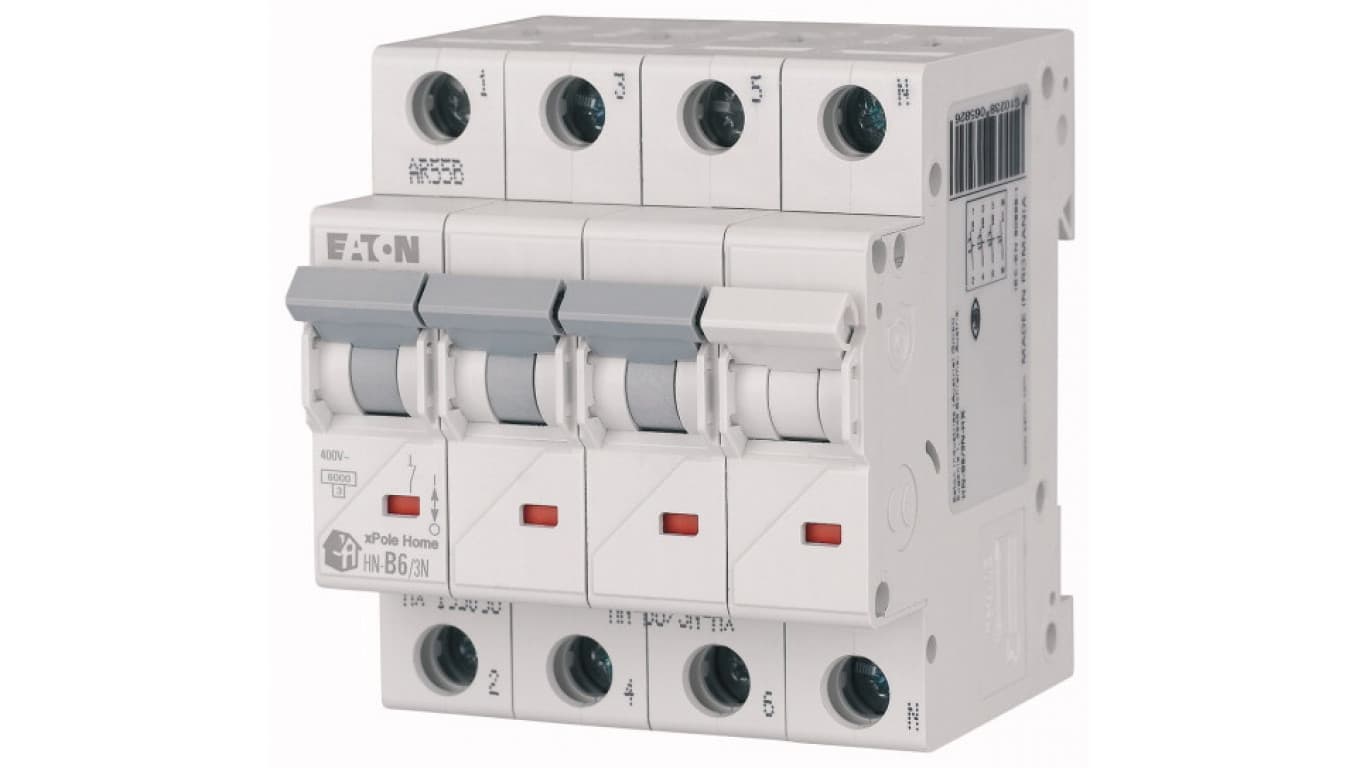 

Wyłącznik nadprądowy 3P+N C 63A 6kA AC xPole Home HN-C63/3N 194917