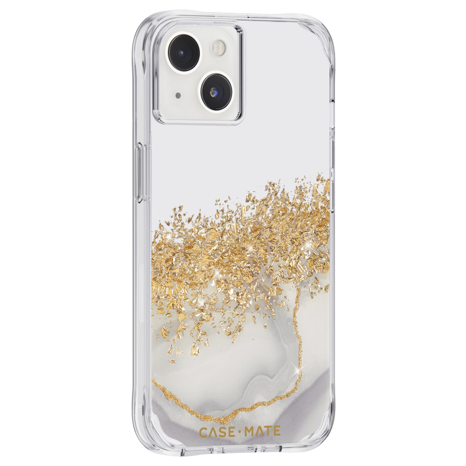 

Case-Mate Karat - Etui iPhone 14 / iPhone 13 zdobione złotem (Marble)