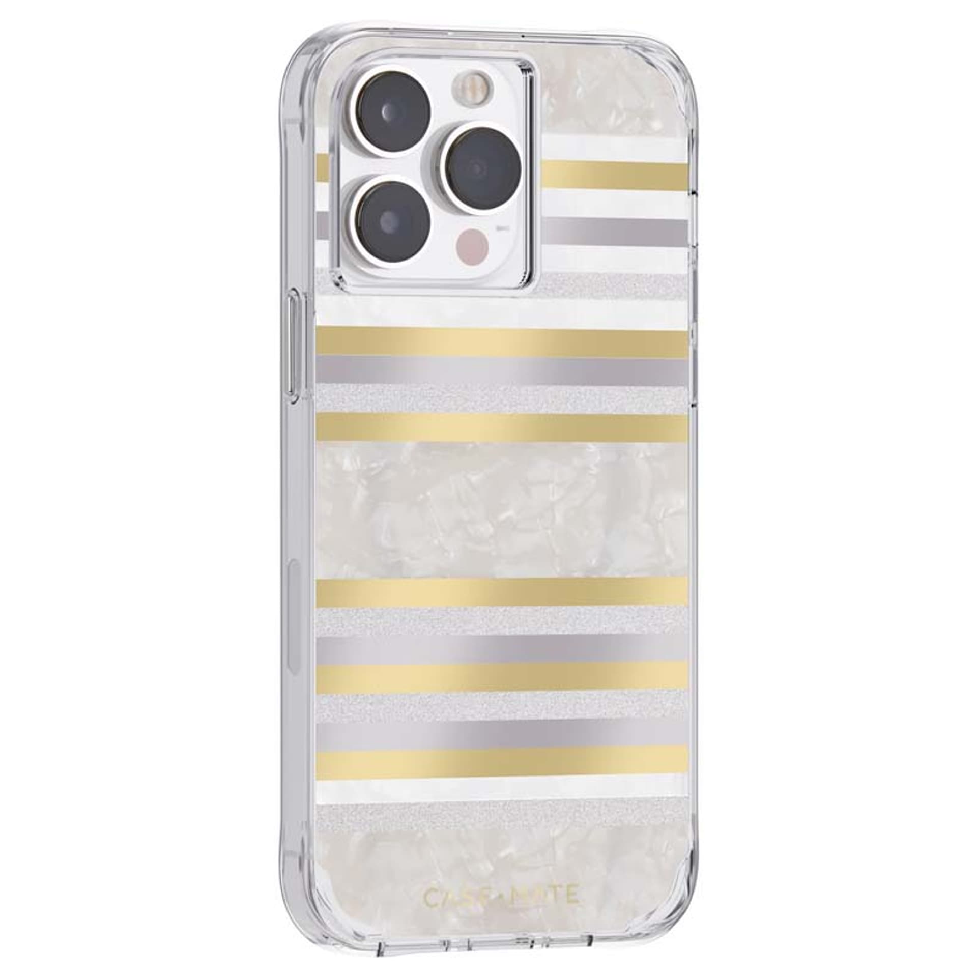 

Case-Mate Pearl Stripes MagSafe - Etui iPhone 14 Pro Max zdobione masą perłową (Pearl Stripes)