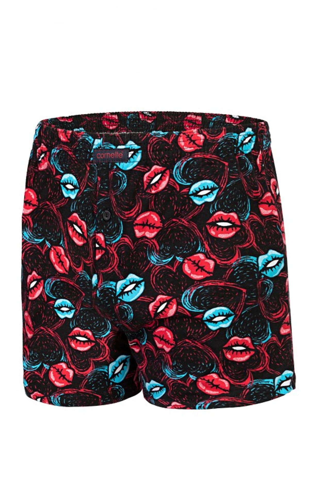 

Bokserki Hot Lips 2 048/06 Black-Red-Turquoise (Rozmiar XXL)