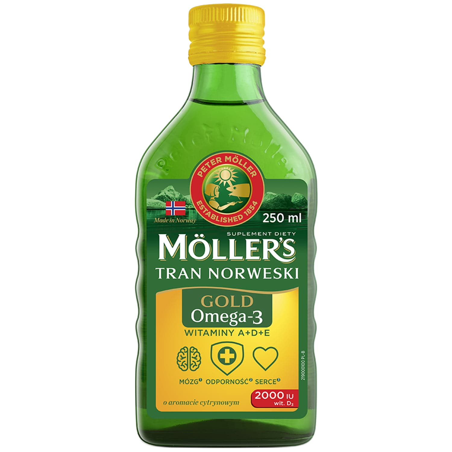 

Möller's Gold Tran Norweski suplement diety Cytrynowy 250ml