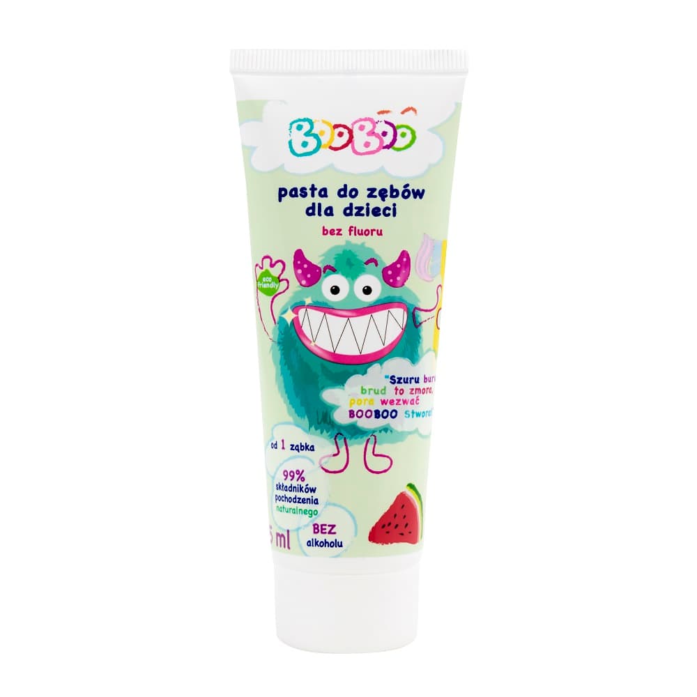 

BOOBOO Pasta do mycia zębów dla dzieci bez fluoru Arbuz 75ml