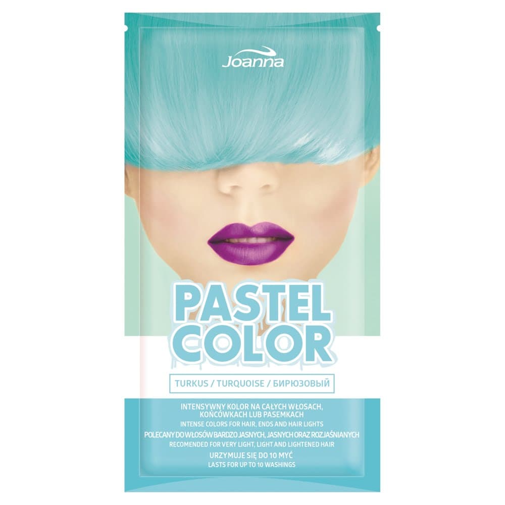 

Joanna Pastel Color Szampon koloryzujący w saszetce Turkus 35g