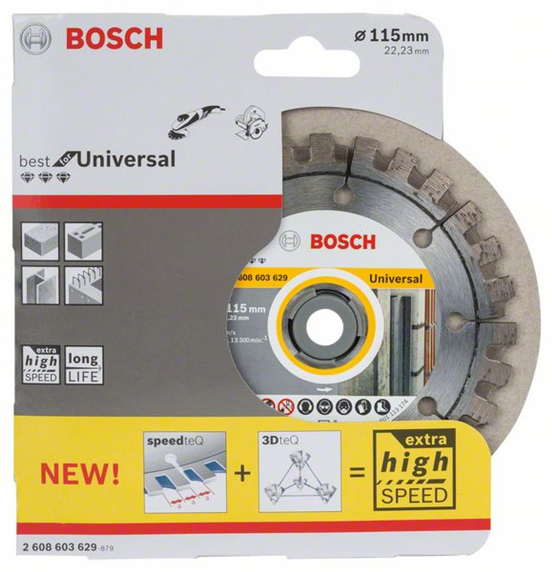 

TARCZA DIAMENTOWA UNIVERSAL 115MM
