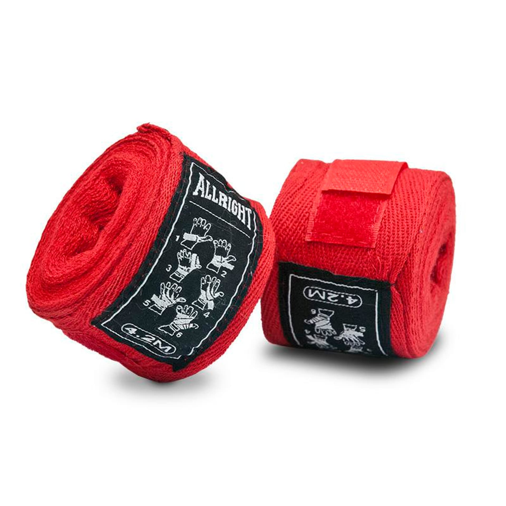 

BANDAŻ BOKSERSKI ALLRIGHT 4,2m czerwony