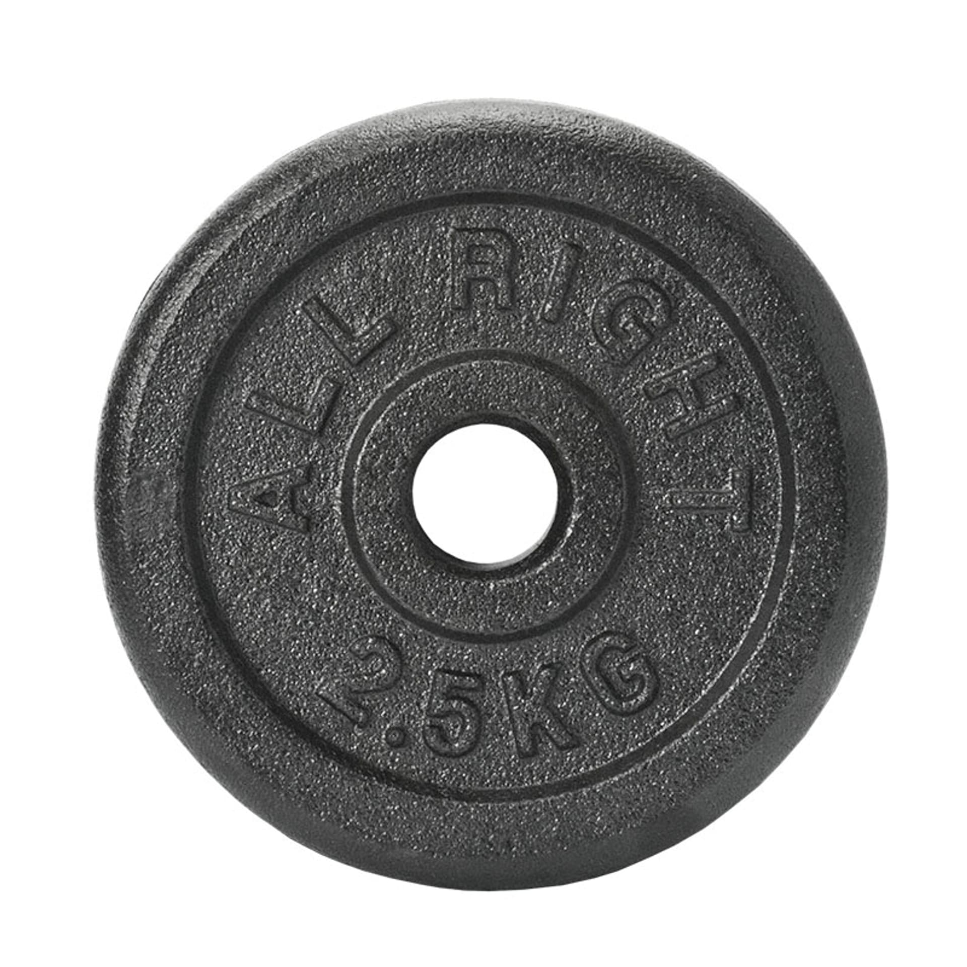 

OBCIĄŻENIE ALLRIGHT CZARNE 2,50KG