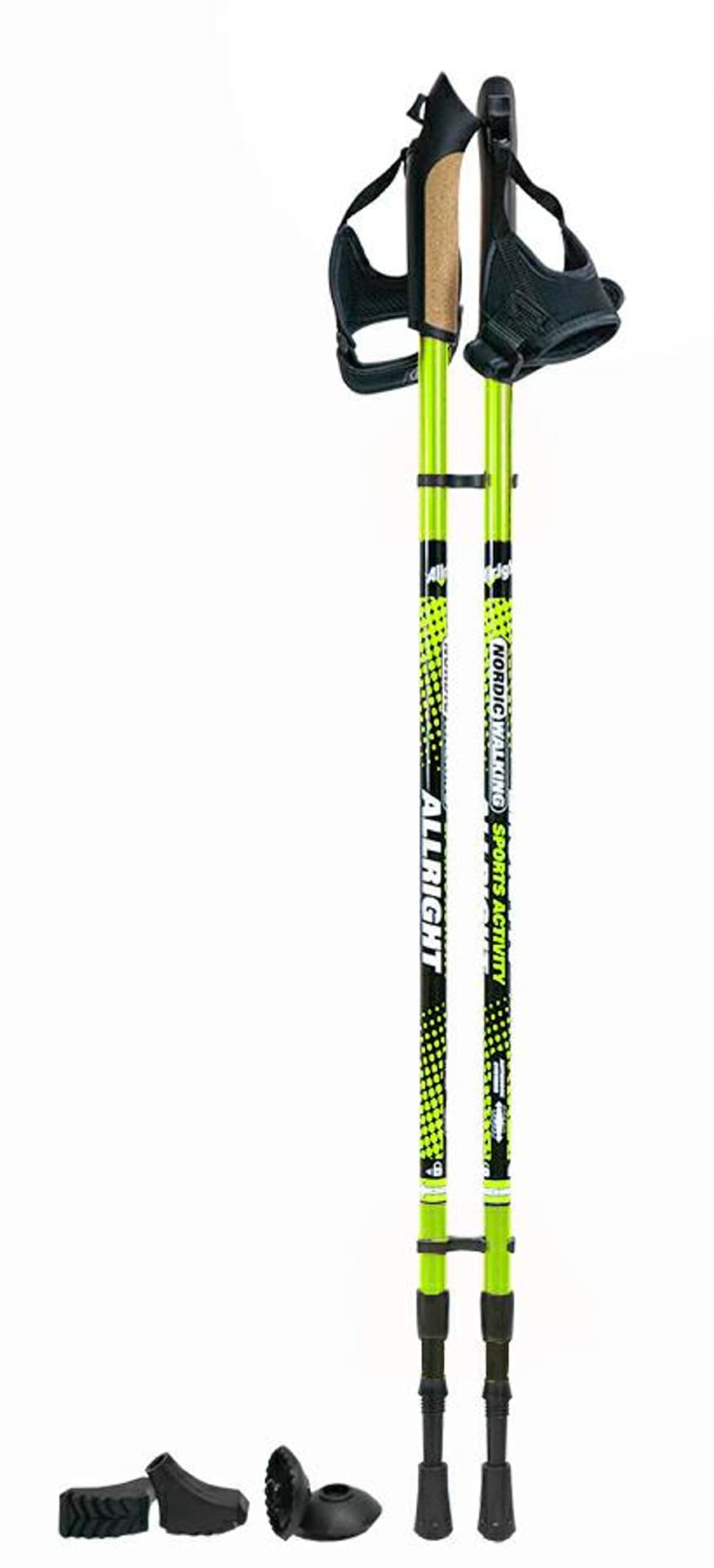 

KIJKI NORDIC WALKING 2cz. LIME/BLACK
