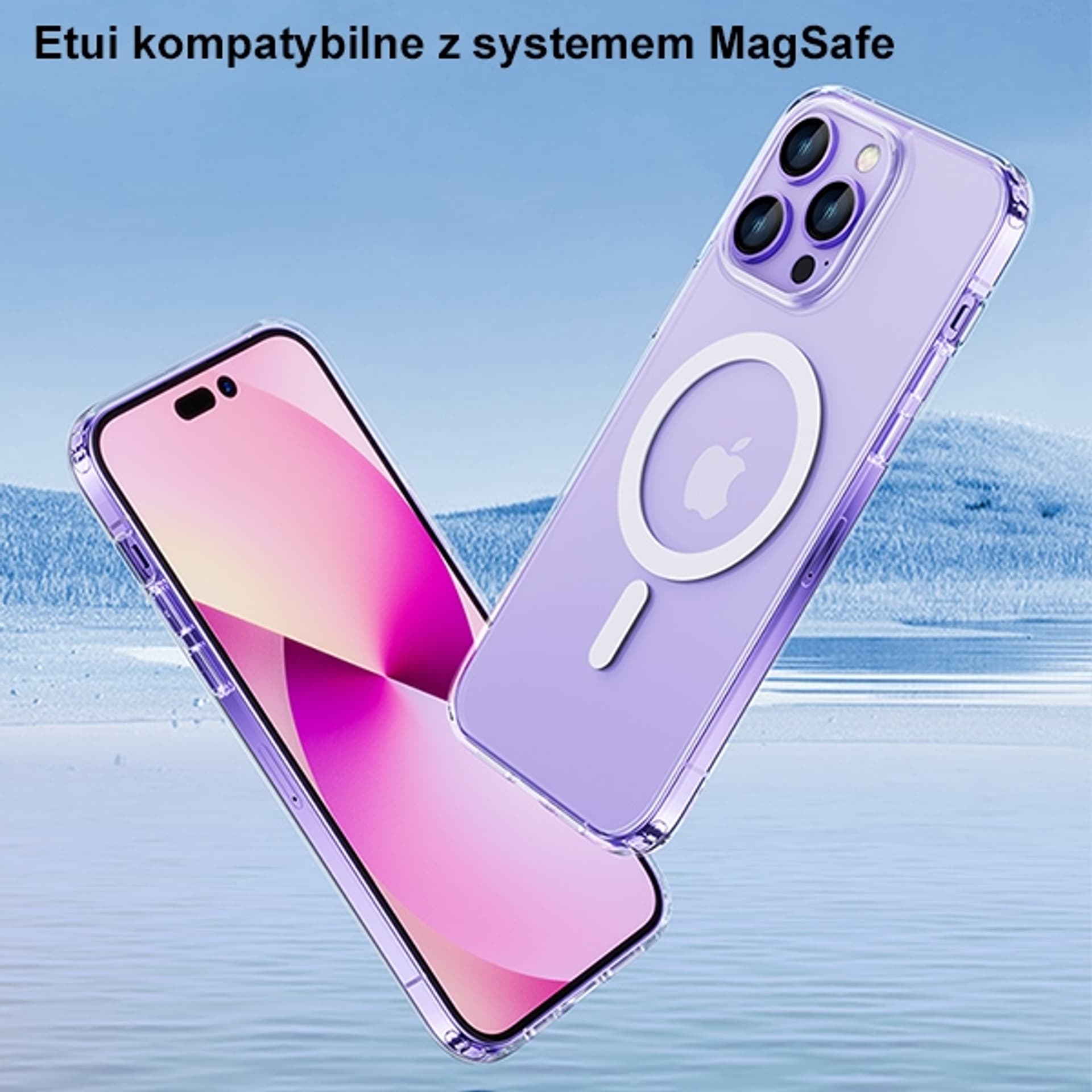 

USAMS Etui Ice Magnet iPhone 14 Pro Max 6,7" transparent IP14PMBC01 (US-BH802)
