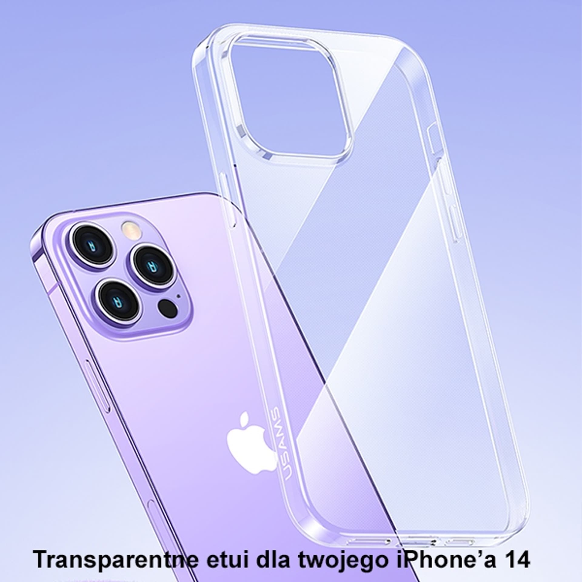 

USAMS Etui Primary iPhone 14 Pro Max 6,7" transparent IP14PMYS01 (US-BH798)