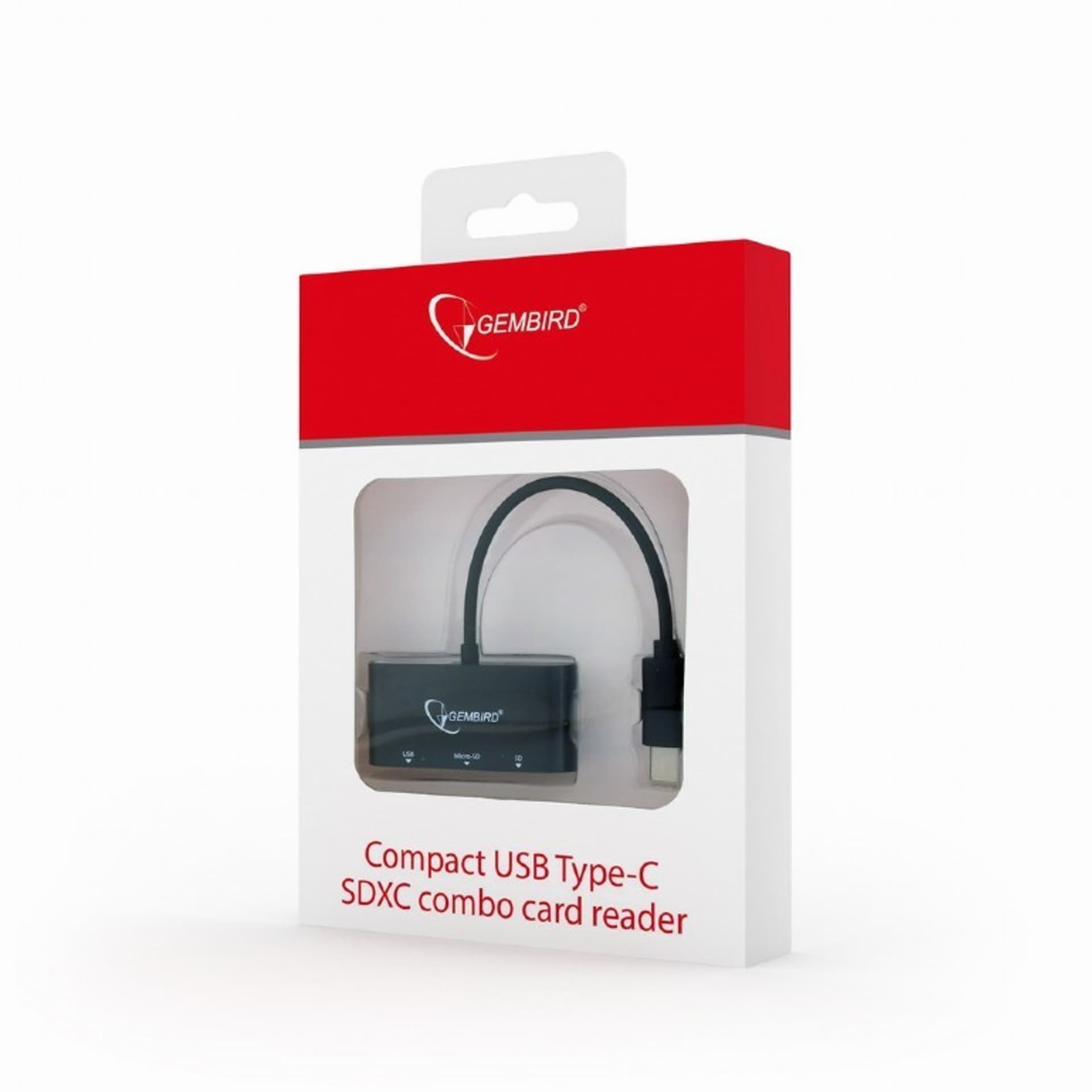 

Czytnik kart na USB-C SDXC/combo/czarny