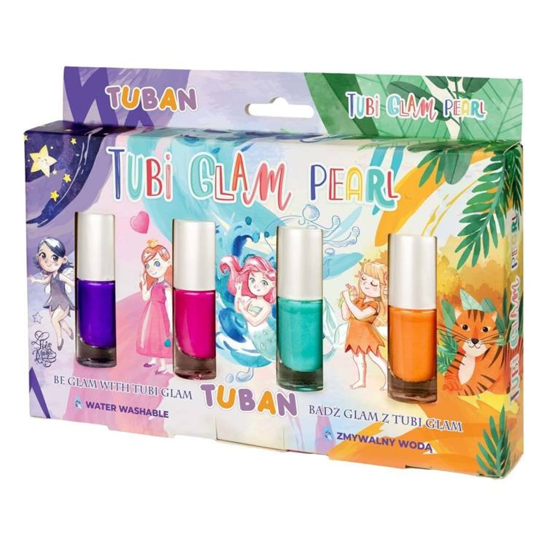 

Lakier Tubi Glam Zestaw 4 szt. - perłowy