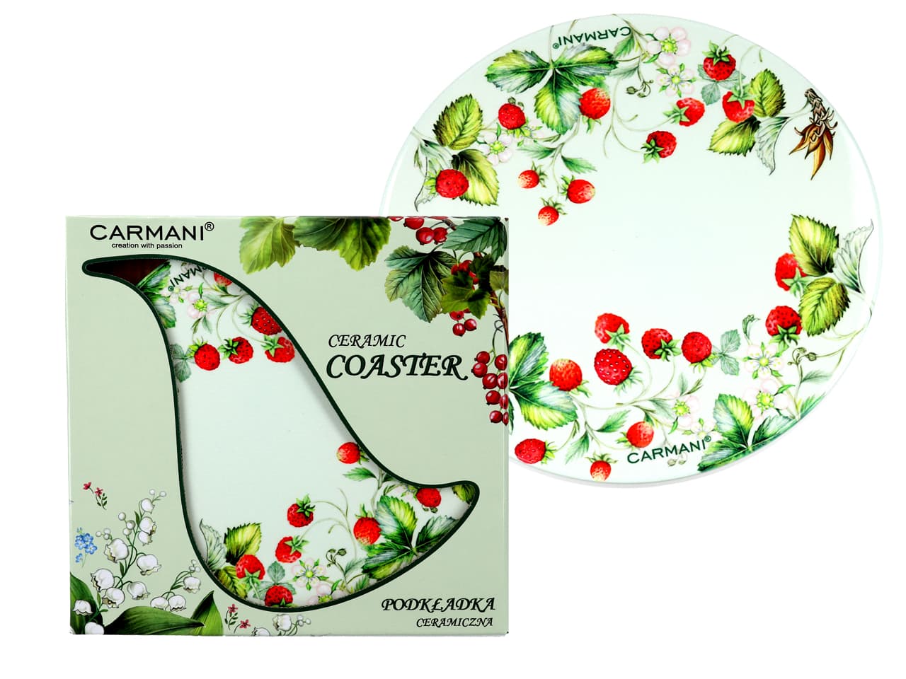 

Podkładka ceramiczna - Poziomka (CARMANI)