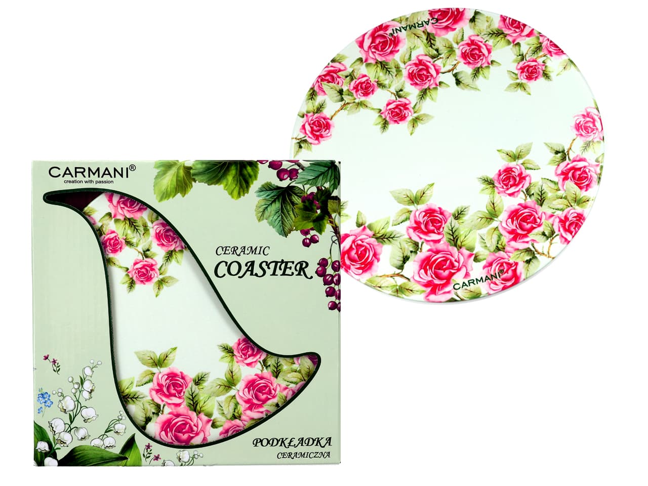 

Podkładka ceramiczna - Róże (CARMANI)