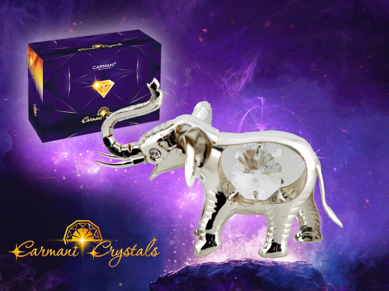

Słonik srebrny - products with Carmani Crystals