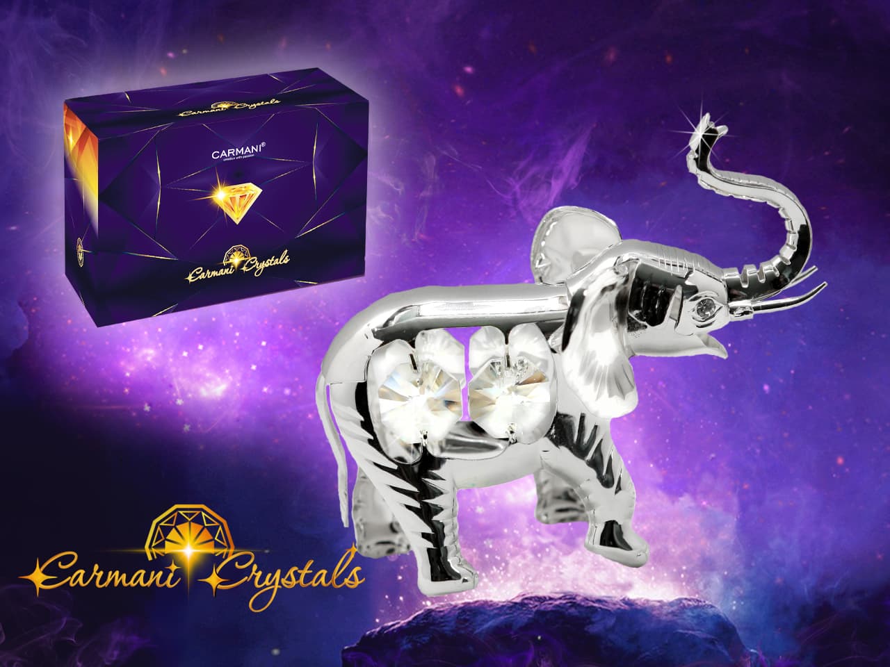 

Słonik srebrny - products with Carmani Crystals
