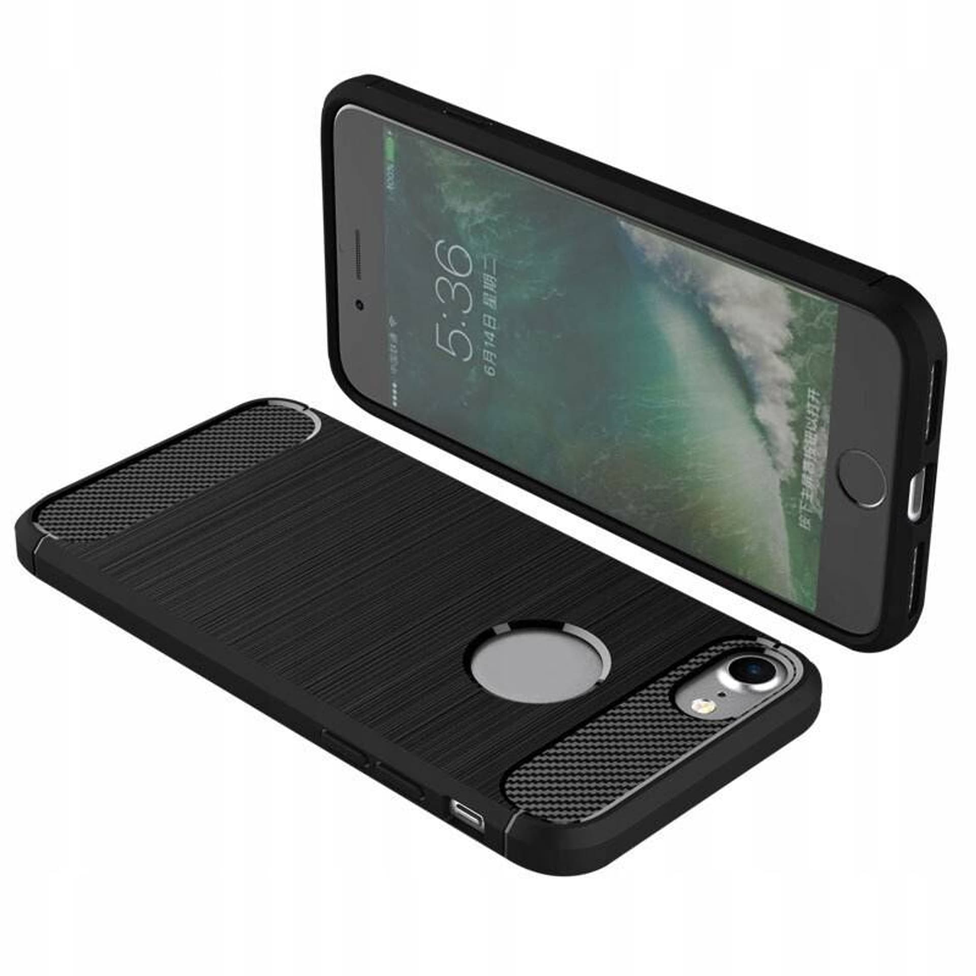 

Etui IPHONE 7 Nexeri Carbon Pancerne czarne