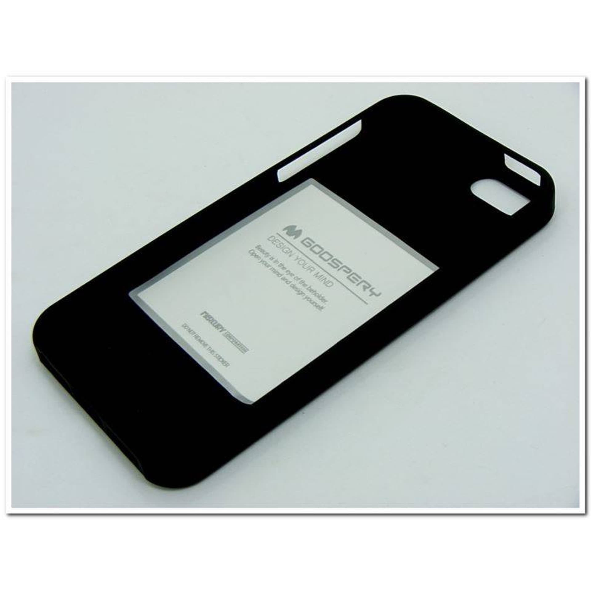 

Etui IPHONE 5/5S/SE Matowy Silikon Mercury Soft Jelly czarne
