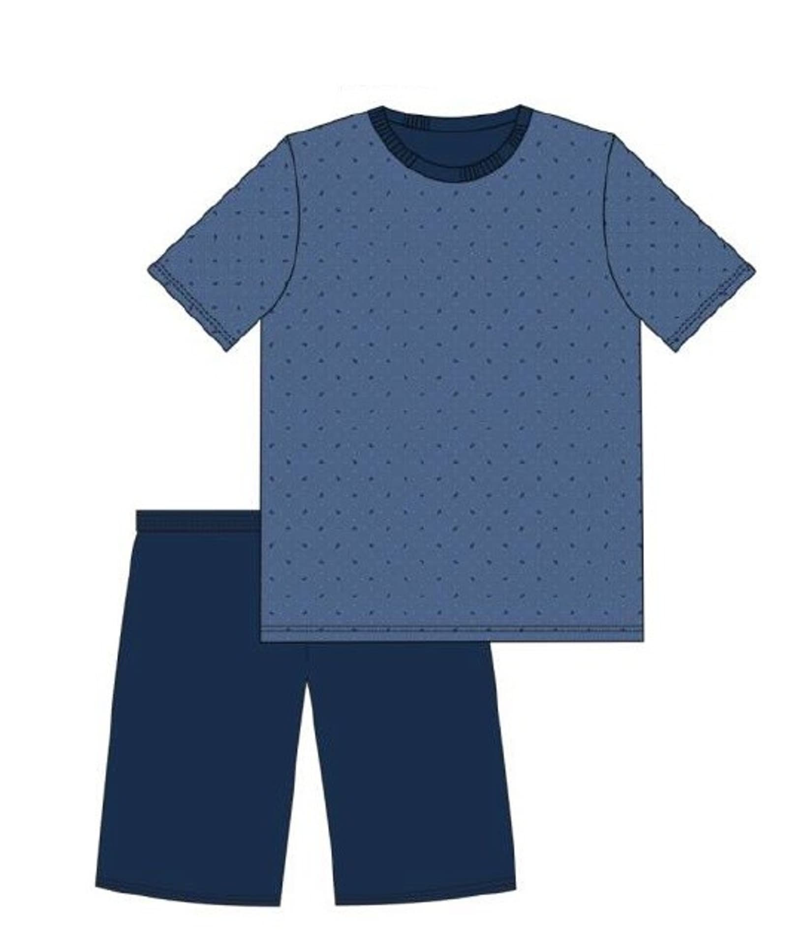 

PIŻAMA MĘSKA 323/148 BEN KR (kolor jeans, rozmiar M)