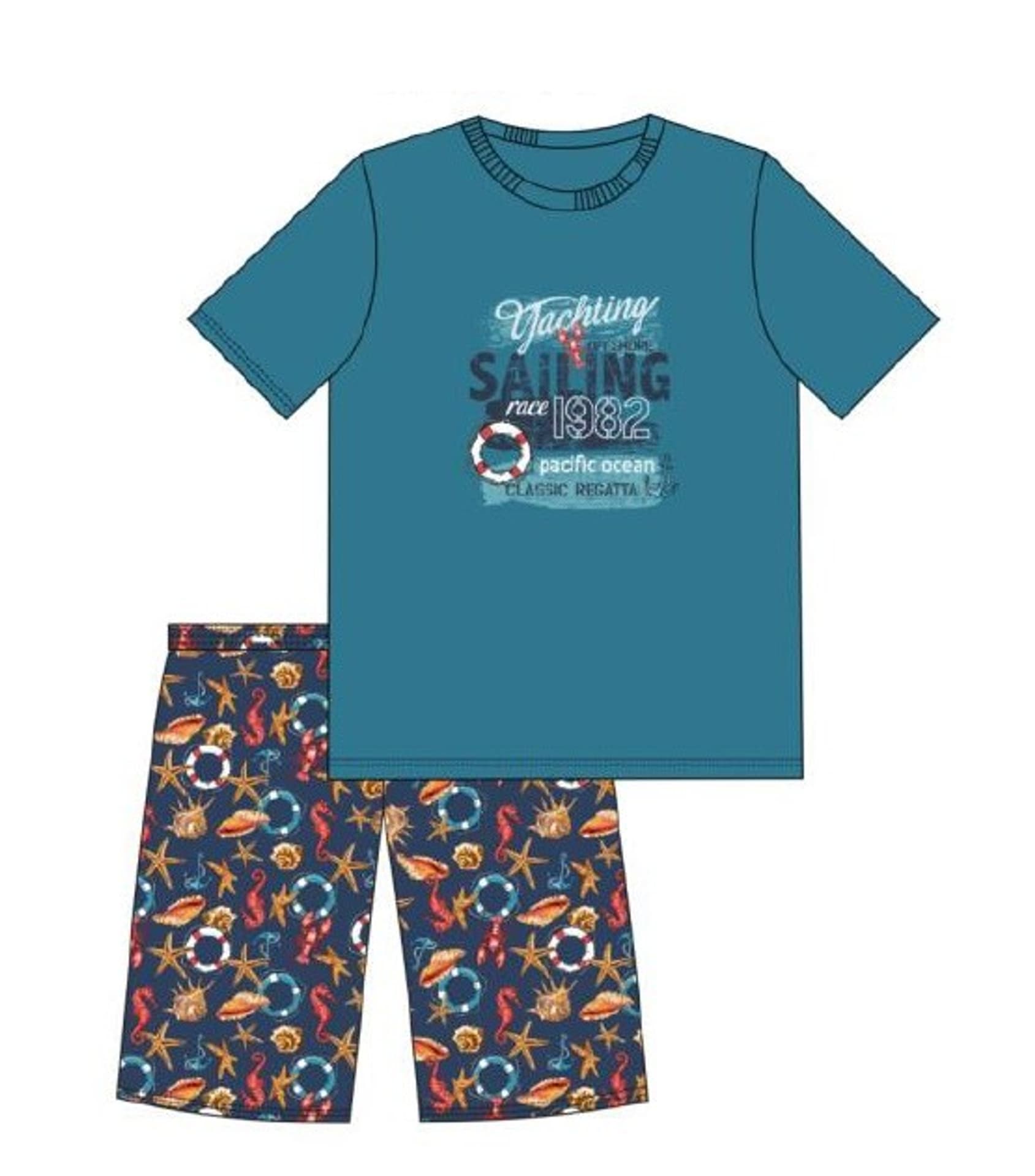 

PIŻAMA BOY KIDS 789/104 SAILING KR (kolor marine, rozmiar 122-128)