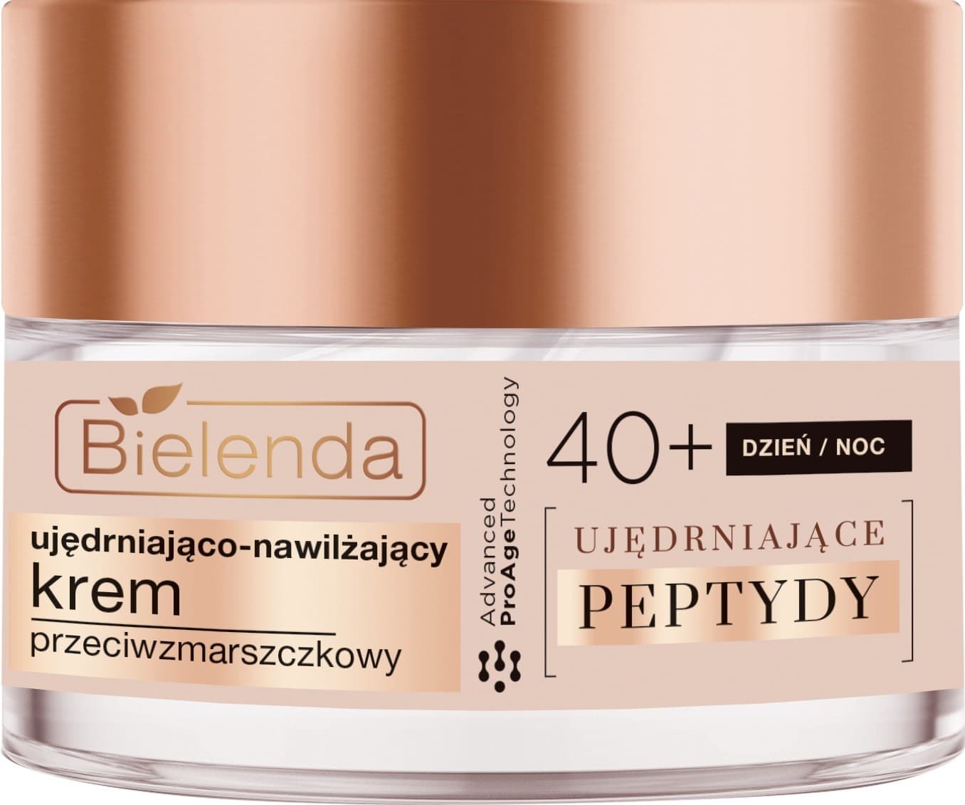 

Bielenda Ujędrniające Peptydy 40+ Nawilżająco-Ujędrniający Krem przeciwzmarszczkowy na dzień i noc 50ml