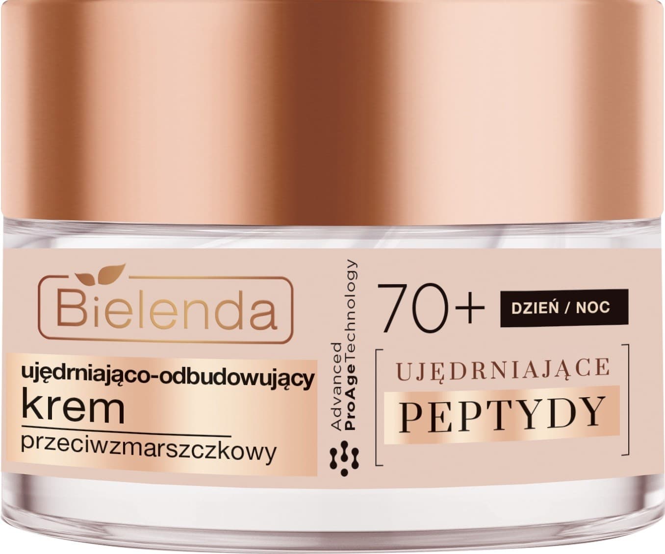 

Bielenda Ujędrniające Peptydy 70+ Ujędniająco-Odbudowujący Krem przeciwzmarszczkowy na dzień i noc 50ml