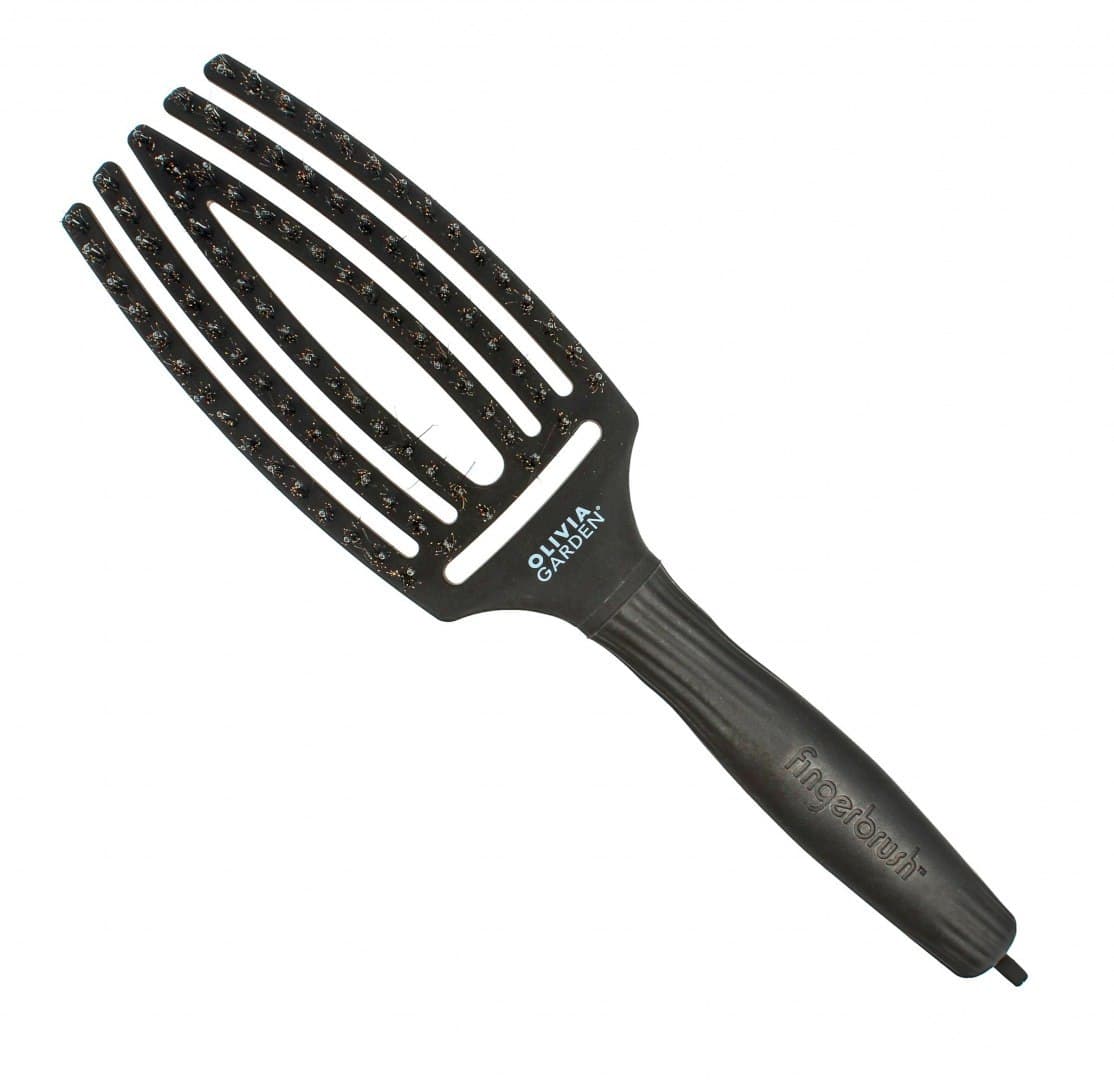 

OLIVIA GARDEN Fingerbrush Combo Szczotka do rozczesywania włosów Medium - Black 1szt