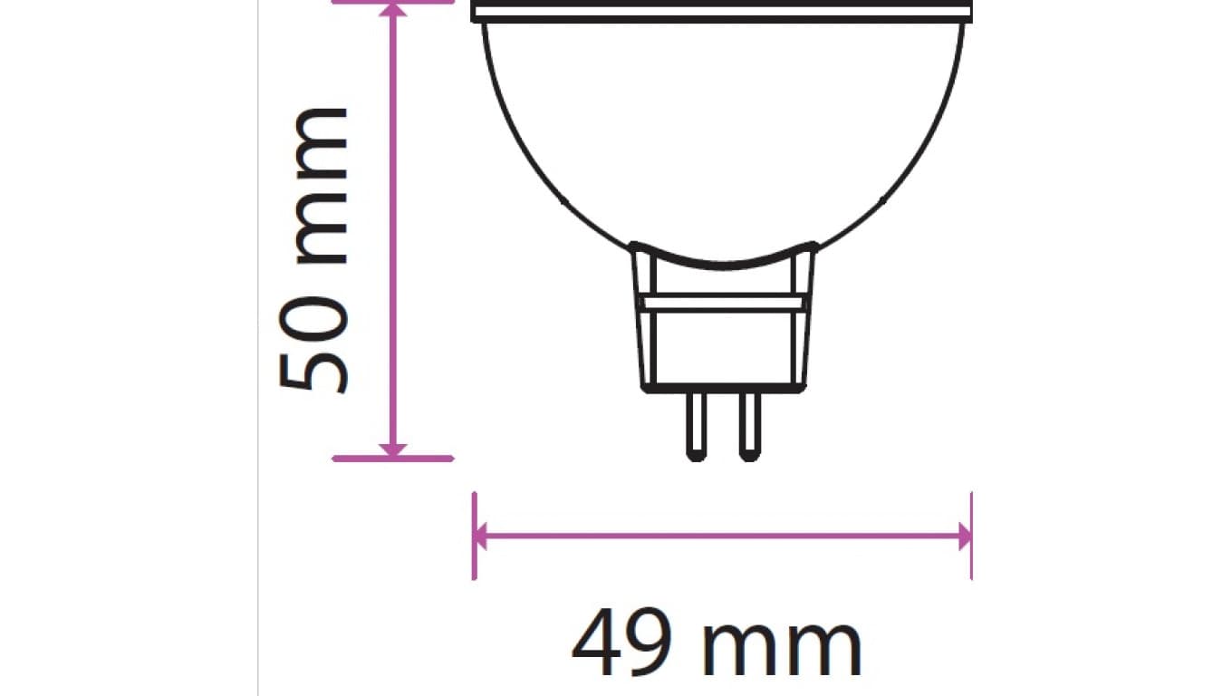 

Żarówka LED VT-257 SAMSUNG CHIP 6,5W GU5.3 4000K 450lm A+ 110st. 205
