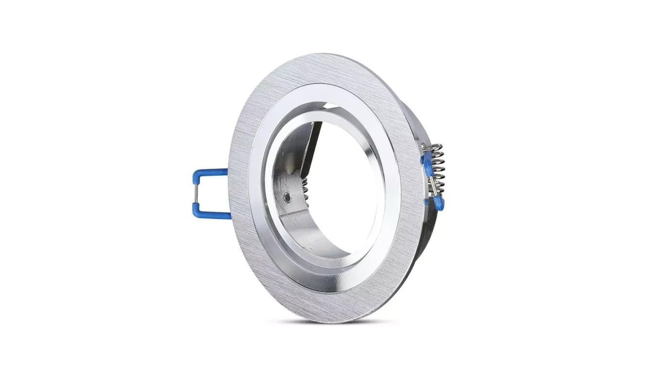 

Oprawa punktowa Oczko 1xGU10 IP20 Okrągła Aluminiowa Szczotkowana 3600